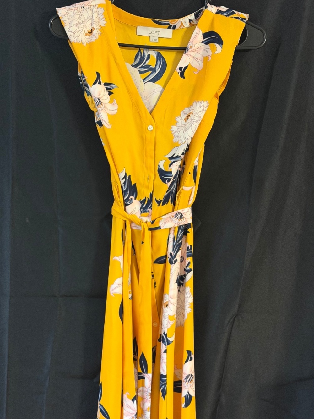 Loft Yellow Summer Dress